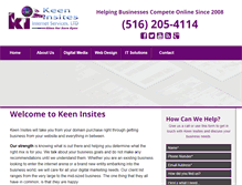 Tablet Screenshot of keeninsites.com